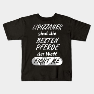 Lipizzaner Pferderasse Hengst Stute Geschenk Kids T-Shirt